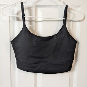 CRZ YOGA Black Sports Bra Size Small